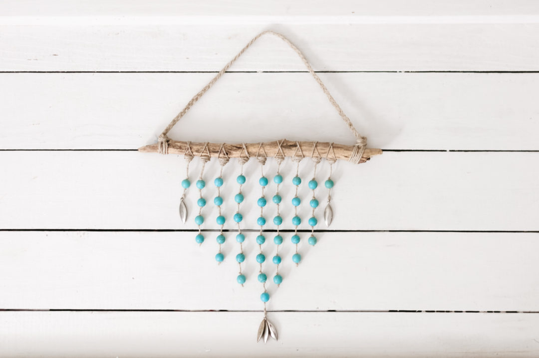 Branch Art Number 4 Turquoise Beads - Image 3