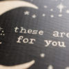 Moon and Stars Wood Wall Art "These Are for You" - Image 2