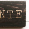 Slainte Gold and Black Wood Sign - Image 2