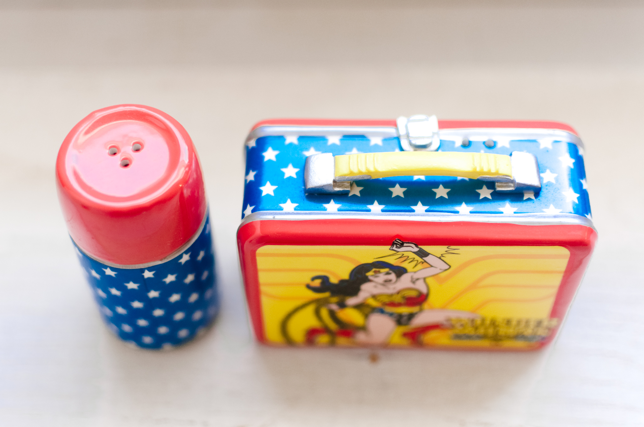 Wonder Woman Lunch Box with Thermos Bottle