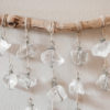 Branch Art No.13 | Clear, Tumbled Glass with Silver-Colored Wire Wraps | Hanging Branch Wall Art or Suncatcher - Image 2