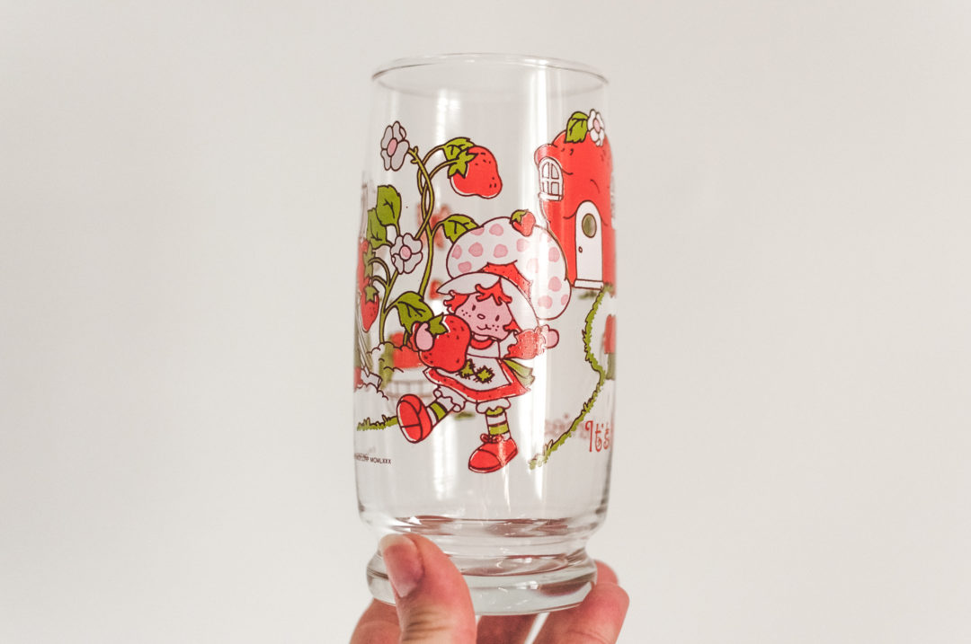 Strawberry Shortcake "It's the Berries" | Set of 4 | 16oz Vintage Glasses