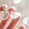 Branch Art No.13 | Clear, Tumbled Glass with Silver-Colored Wire Wraps | Hanging Branch Wall Art or Suncatcher - Image 4