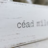 Cead Mile Failte Wood Sign | Irish Welcome | St. Patrick's Decor | White with Black Letters - Image 4