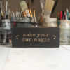 Make Your Own Magic Wood Sign | Rustic Wood Sign | Stars | 8 inches x 3.5 inches - Image 3