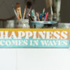 Happiness Comes In Waves Wood Sign | Beach Decor | Sunset Sign | Beach House Sign - Image 4