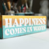 Happiness Comes In Waves Wood Sign | Beach Decor | Sunset Sign | Beach House Sign - Image 6