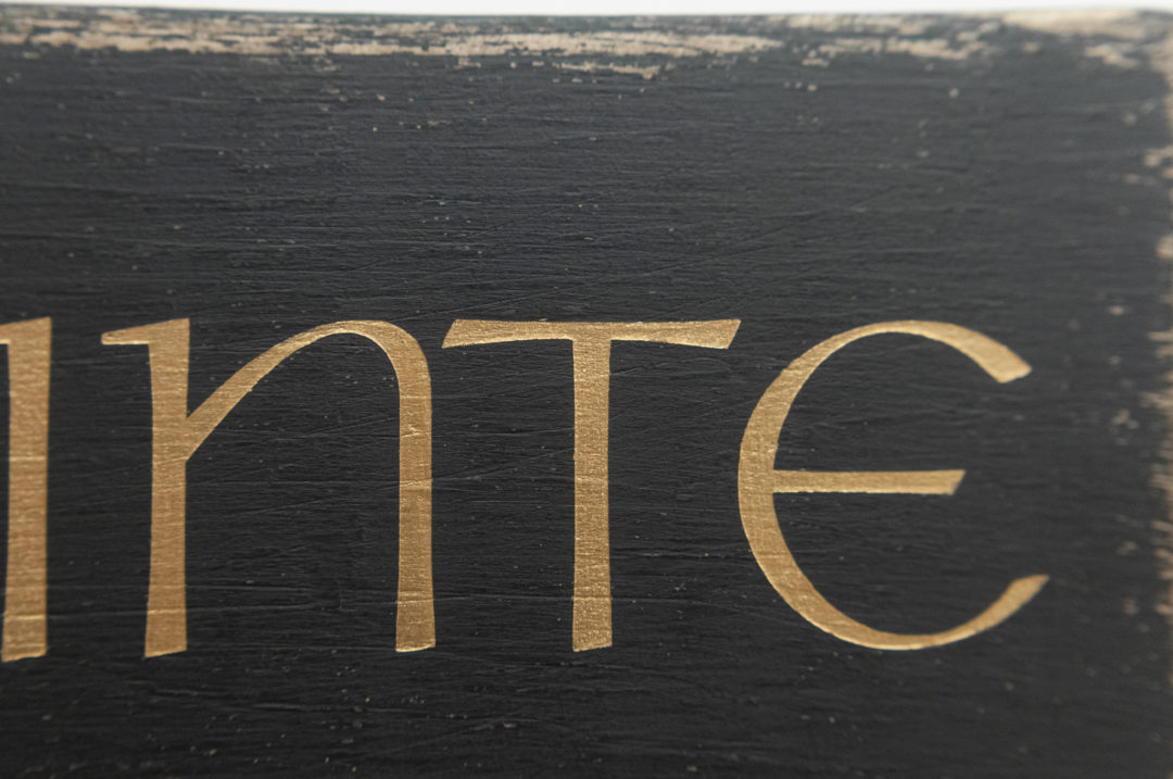 Slainte Wood Sign | Irish Wood Sign | Bar Decor | Black and Gold | Irish Decor | 8 inches x 3.5 inches - Image 9